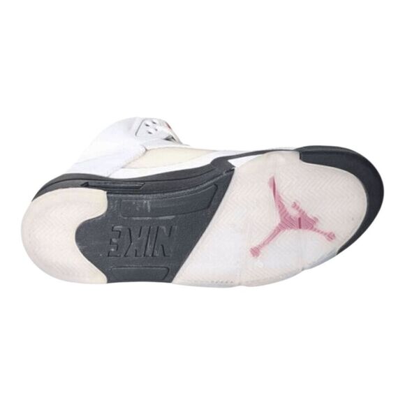 NIKE Air Jordan 5 Retro \'Fire Red Silver Tongue\' Sneakers Size 8 main image 8